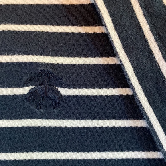 Brook’s brothers t short sleeve t shirt navy and white size large - Picture 4 of 7